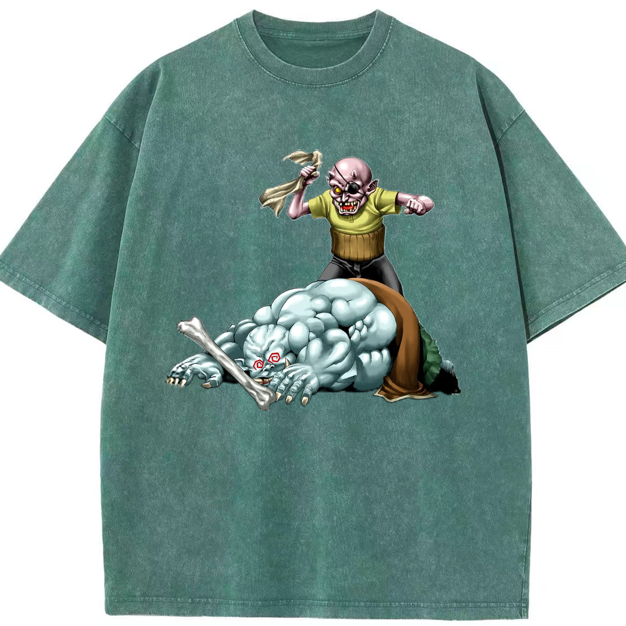 （画像用） 遊☆戯☆王 Yu-Gi-Oh! 綿100% ヴィンテージ風 半袖Tシャツ（フロントプリント）